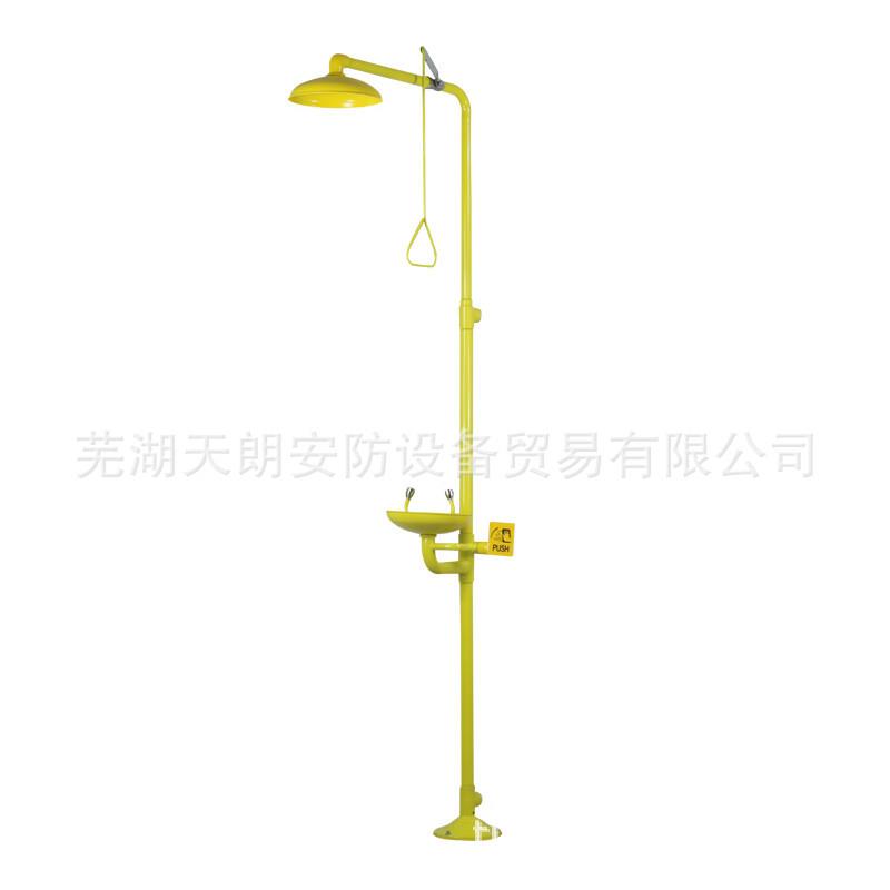 补天304不锈钢复合式洗眼器立式台式紧急喷淋洗眼机工业洗眼装置