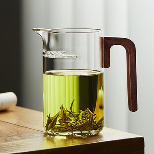 绿昌明玻璃茶壶月牙一体过滤公道杯绿茶泡茶器大号煮茶壶茶具套装