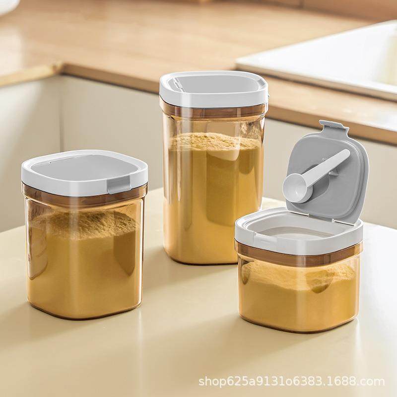 奶粉罐防潮密封罐便携外出装奶粉分装盒婴儿宝宝米粉盒专用储存罐,家居饰品,储物罐,淘宝优惠券,粉丝福利购,淘宝优惠卷
