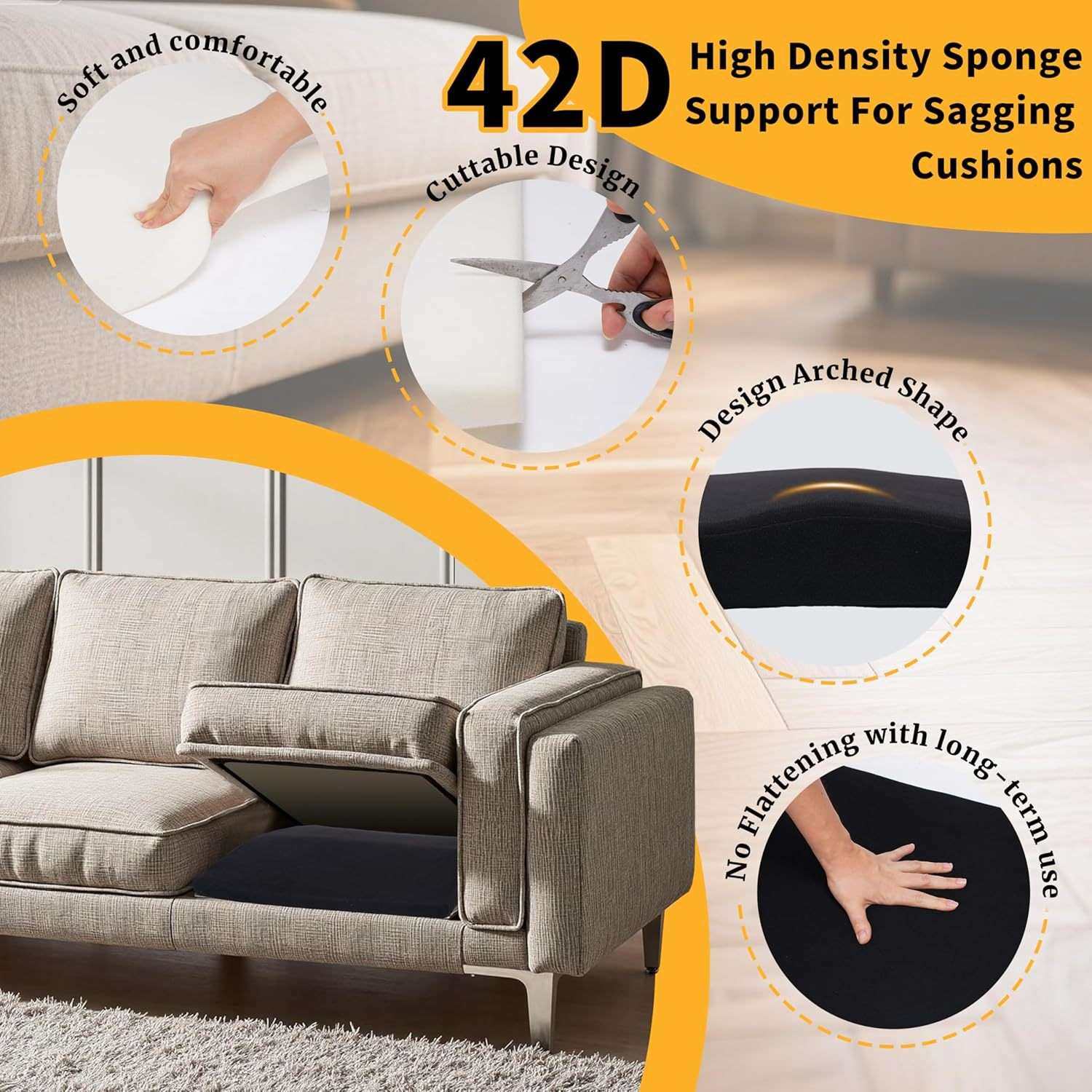 沙发海绵垫A27高密度回弹海绵坐垫靠背垫填充物沙发维修更换垫,3C数码配件,其它配件,淘宝优惠券,粉丝福利购,淘宝优惠卷