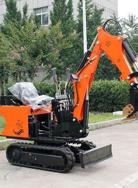 柱塞泵迷你挖掘机单杠隧道疏通微型多功能挖掘机mini excavator