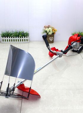 英奇CG520小型家用多功能割草机背负式农用汽油割灌机松土开沟机