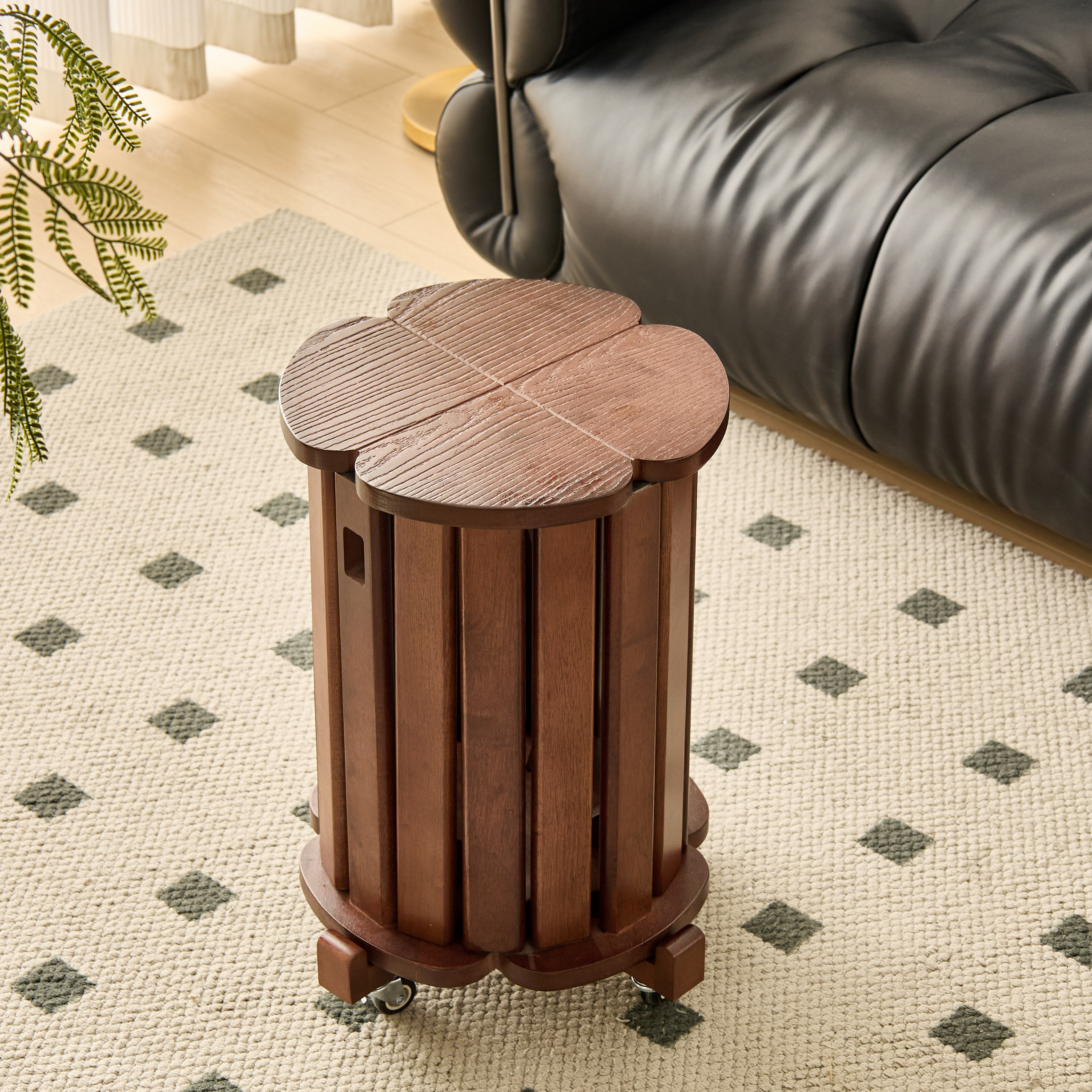 实木叠叠凳可叠放的凳子带轮子家用餐厅备用收纳凳堆叠凳移动凳子,住宅家具,其它凳子,淘宝优惠券,粉丝福利购,淘宝优惠卷