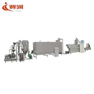 木薯淀粉变性加工设备预糊化变性淀粉生产线双螺杆变性淀粉膨化机