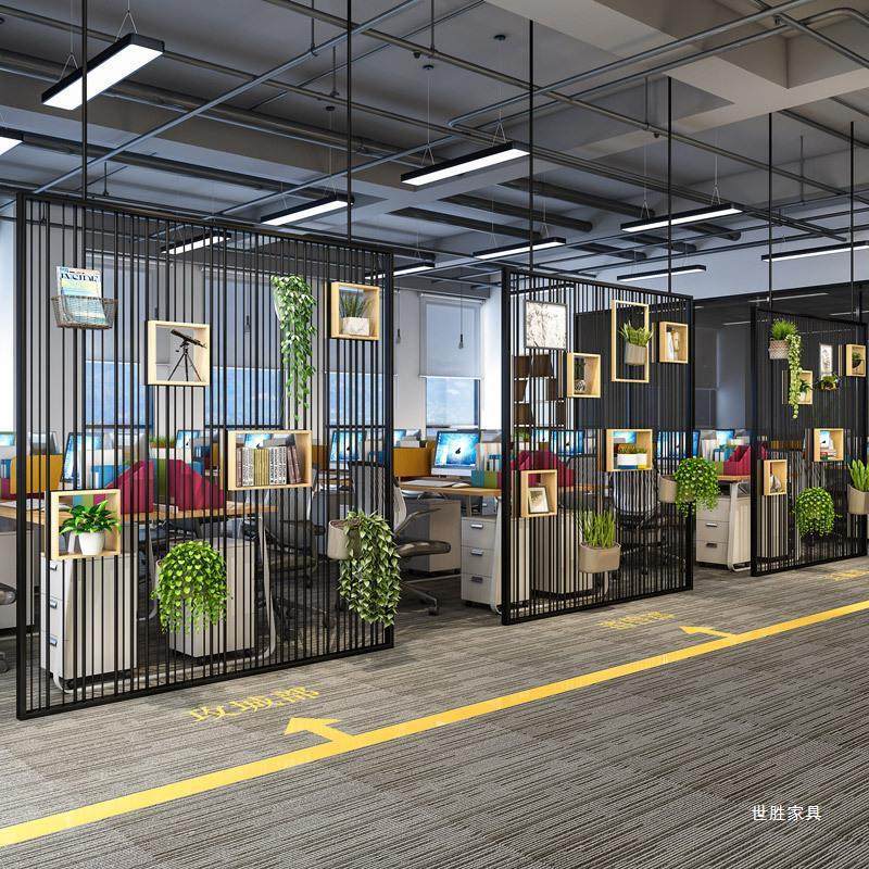 屏风办公室隔断餐客厅卡座围挡展示架铁艺工业风装饰墙简约复古架,基础建材,屏风,淘宝优惠券,粉丝福利购,淘宝优惠卷