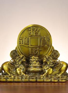 杨铜记 貔貅阵 聚宝盆貔貅家居店铺 工艺品摆件 招铜钱貔貅
