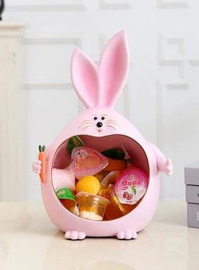 招财发财贺岁吉祥物兔子摆件家居客厅玄关茶几办公桌摆设公司礼品