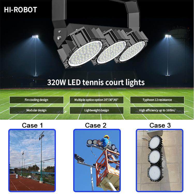 专业 Hishine工厂 LED 高杆灯机场码头投光灯足球/篮球场照明灯具