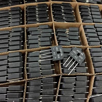 整流桥电子元器件 KBU808扁脚整流子插件桥堆直插整流桥器件