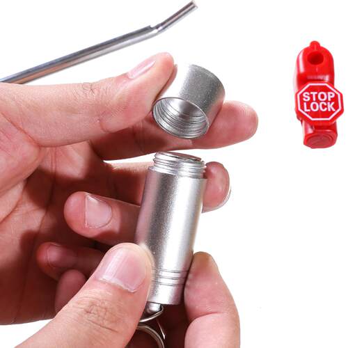 防盗挂钩锁开锁器 磁力强劲小红锁取钉器解锁器铝壳