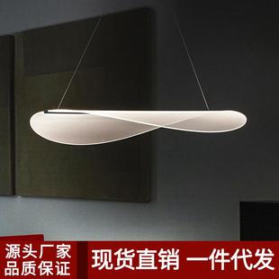 北欧创意叶片吊灯后现代简约酒店展厅样板房客厅餐厅吧台个性 吊灯