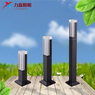 LED现代创意壁灯户外防水草坪灯草地灯方形景观灯双头上下照壁灯