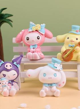 卡通可爱大耳萌乐园蛋糕摆件烘培装饰品车饰ins风可爱摆件新品礼