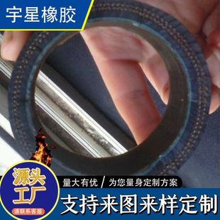 夹布胶管耐磨输水管胶管高压软管25 400三胶两线耐热耐高温橡胶管