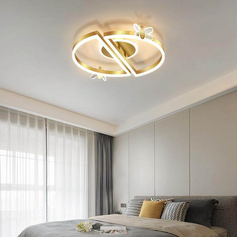 卧室灯2021年新款创意蜜蜂吸顶灯简约现代儿童房书房智能语音灯具,家装灯饰光源,客厅吸顶灯,淘宝优惠券,粉丝福利购,淘宝优惠卷