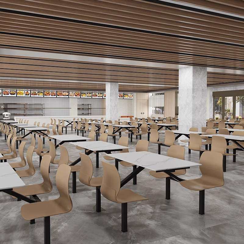 快餐桌椅连体组合学校食堂员工饭堂高速服务区餐厅四人位连体餐桌,3C数码配件,其它配件,淘宝优惠券,粉丝福利购,淘宝优惠卷