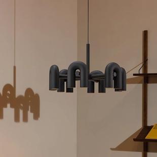 后现代创意U型客厅吊灯餐厅卧室个性简约艺术样板房设计师装饰灯