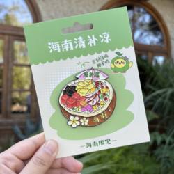 高品质 海南清补凉美食金属冰箱贴 海口三亚万宁文创伴手礼纪念品