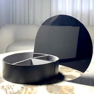 Gutta水滴首饰盒梳妆台收纳带镜设计师款样板间轻奢卧室软装摆件