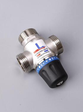 厂家直销黄铜镀镍恒温阀 冷热水混合恒温 CW617N材质 跨境货源