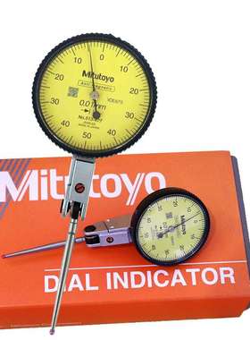 MITUTOYO三丰杠杆百分表513-477E 0-0.8*0.01量表 宝石长测针表头