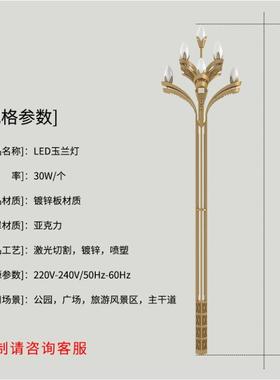 中华灯广场玉兰灯户外广场公园市政工程道路景观灯led大型组合灯