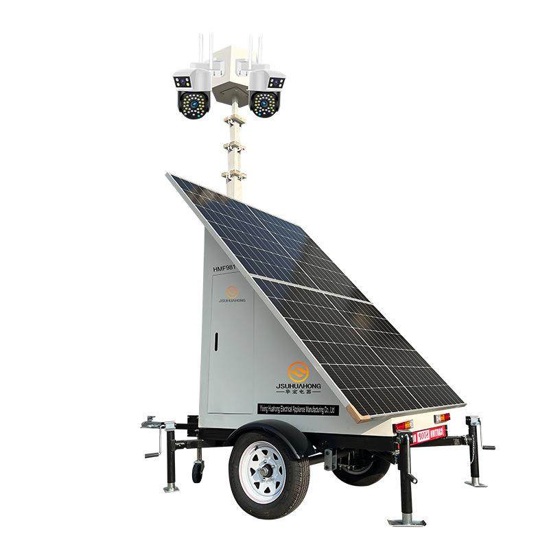 SolarTrailermobilesurveillancecameralighttower7M9M