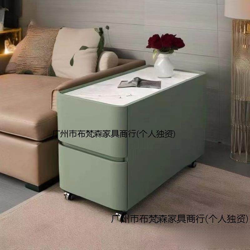 沙发边柜全实木现代简约岩板边几轻奢客厅侧边桌可移动角几储物柜,鲜花速递/花卉仿真/绿植园艺,割草机/草坪机,淘宝优惠券,粉丝福利购,淘宝优惠卷