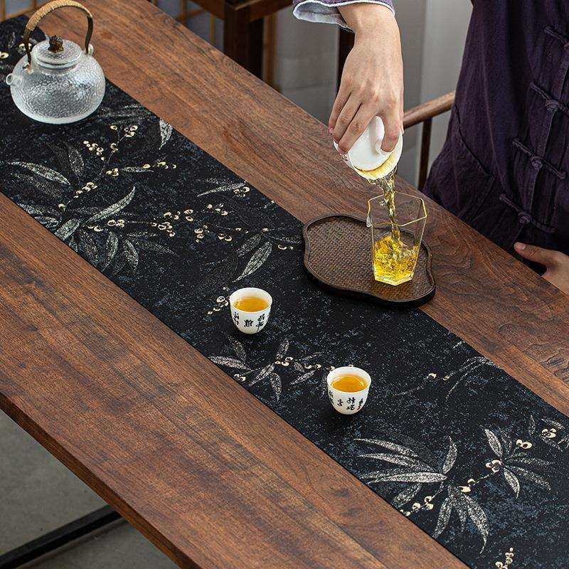 竹韵茶席新中式禅意防水棉麻桌旗茶盘垫茶席桌布日式茶道零配,鲜花速递/花卉仿真/绿植园艺,割草机/草坪机,淘宝优惠券,粉丝福利购,淘宝优惠卷