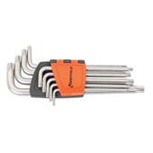 T10 钢盾工具 9件套S2合金钢加长L型星型内六角扳手S050016 T50