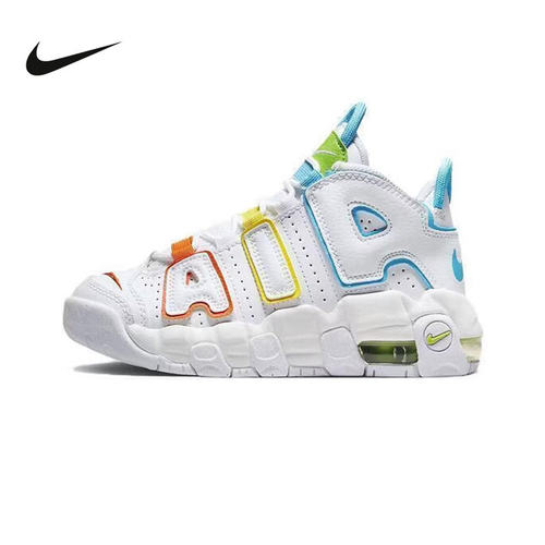 Nike耐克男女童鞋大AIR More Uptempo运动鞋中帮篮球鞋FJ4625-100