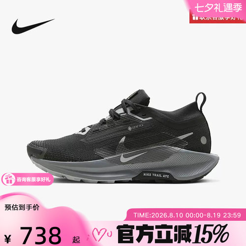 耐克女鞋Nike Pegasus Trail 5 GTX飞马越野跑步鞋防滑FQ0912-001