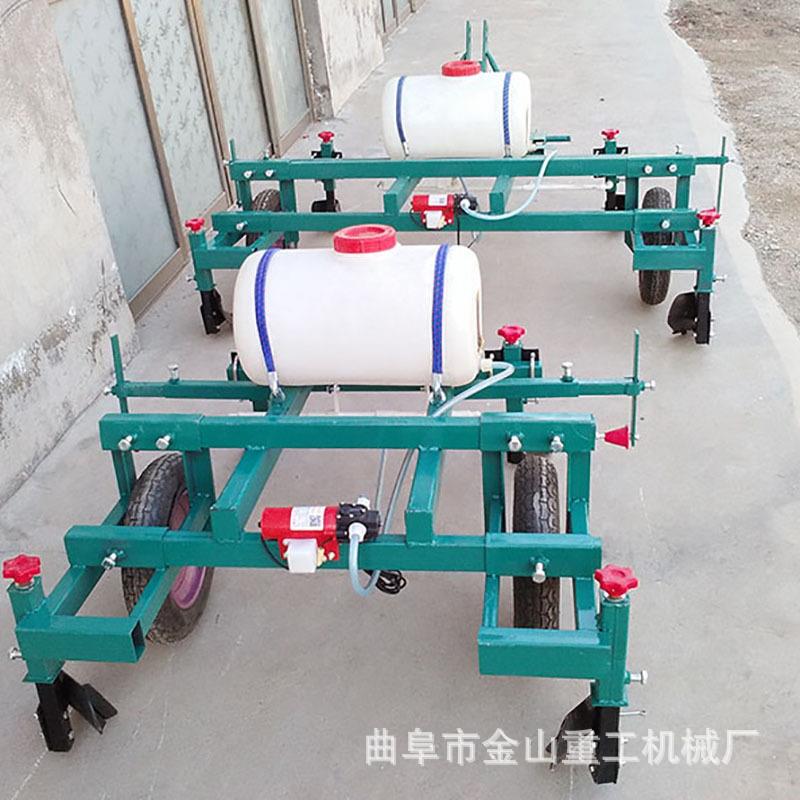 多功能玉米种植铺地膜机 双垄地膜覆盖机 中型土豆地膜机