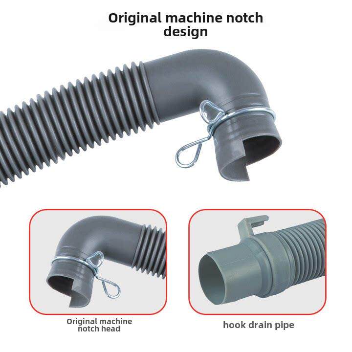 适用于美的脉动式全自动洗衣机排水管出水管加厚软管万能加长管