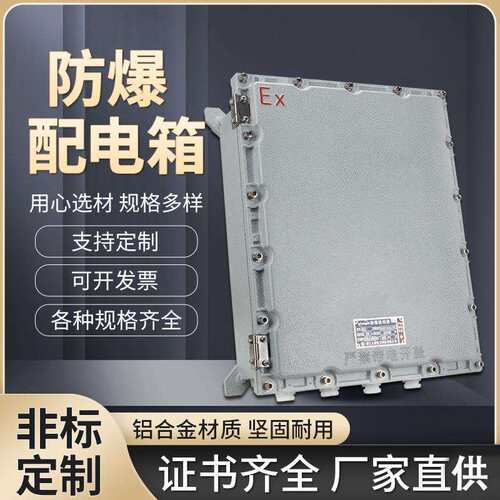 动力检修防爆配电箱铸铝合金抗冲击体成型防护接线箱仪表端子空箱