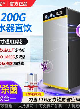 商用净水器ro反渗透纯水机800G直饮奶茶店过滤器净水器直饮机