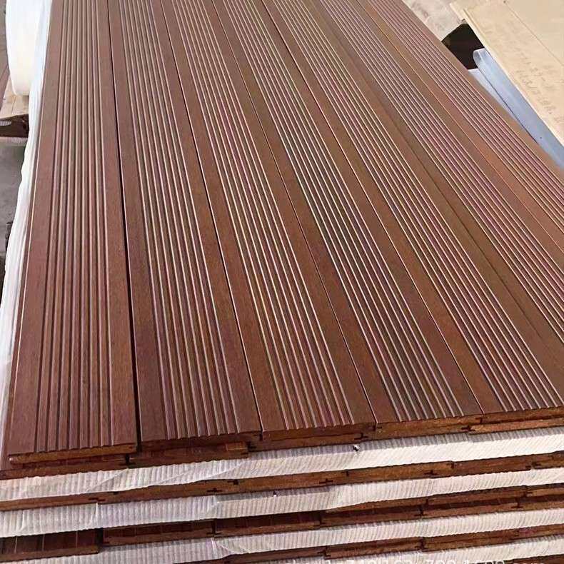 室外竹地板露台庭院景观栈道地板户外竹木地板高耐候重竹地板深碳