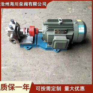 KCB55不锈钢齿轮泵结实化工泵食品卫生泵1.5千瓦保温泵