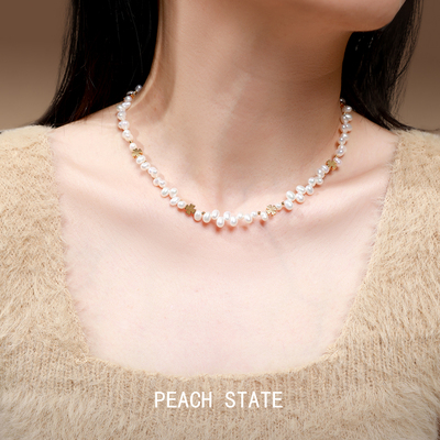 PEACHSTATE淡水珍珠项链