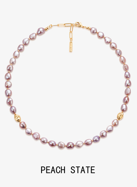 PEACH STATE天然淡水珍珠项链女轻奢锁骨链轻奢高级感送节日礼物