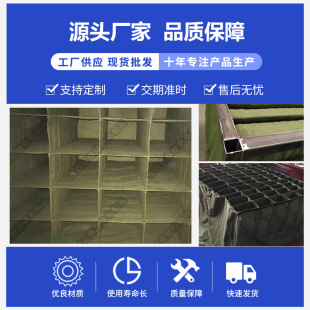 厂家工装分格帆布包装袋 汽车零件周转车布袋 货架配件帆布格子袋