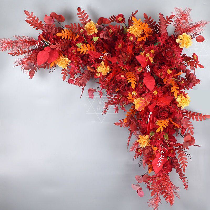 婚庆舞台背景装饰仿真花艺婚礼布置背景长条花木桩门亭拐角绢花排,节庆用品/礼品,婚庆绢花,淘宝优惠券,粉丝福利购,淘宝优惠卷