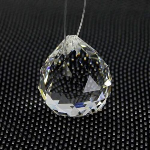 20/30/40/50mm Clear Crystal Ball Prism Sun Catcher Rainbow P
