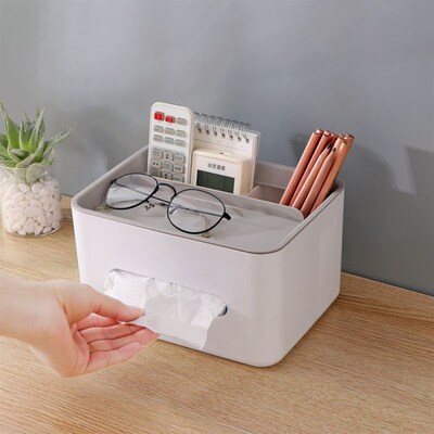 Tissue Storage Box Napkin Holder Living Room Organizer Box