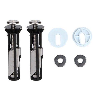 2pcs Heavy Duty Toilet Seat Fastener Bolt Kit Stainless