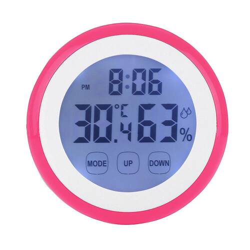 Wall Digital Temperature Humidity ABS+Back Magnet 90*90*26mm