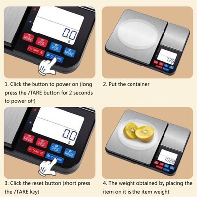 Digital Kitchen Food Scales with Dual Platform weighing Desi