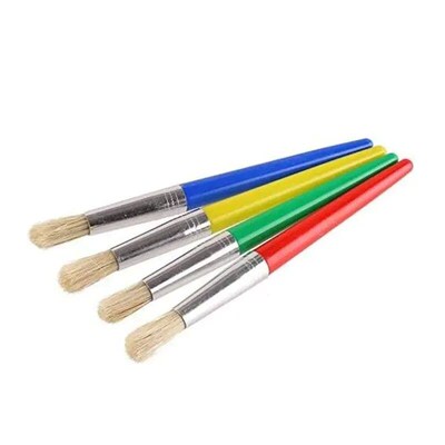 Kids Paint Brushes Set Toddler Chubby Paint Brushes Round an