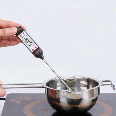 .Digital Thermometer with 15cm Long Probe, Candle Making Kit
