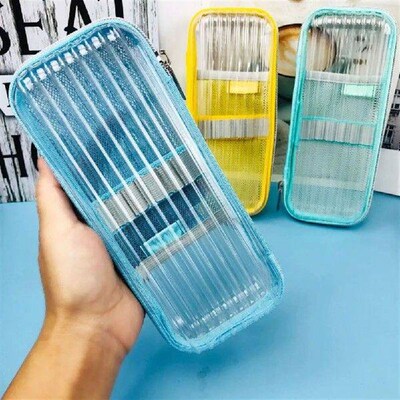 Macaroon Color  Useful Zipper Design Students Pencil
